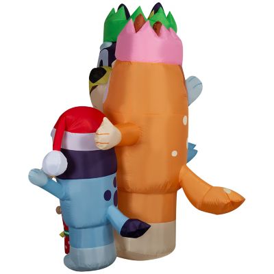 Image showing  Christmas Inflatable Bluey and Family Scene