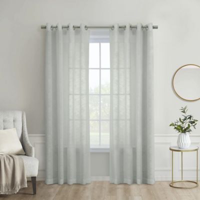 Habitat Boucle Sheer Grommet Curtain Panel