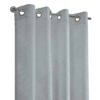 Image showing  Boucle Sheer Grommet Curtain Panel