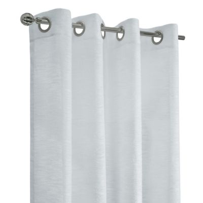 Image showing  Boucle Sheer Grommet Curtain Panel