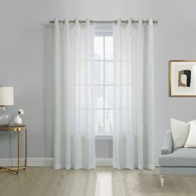 Habitat Boucle Sheer Grommet Curtain Panel
