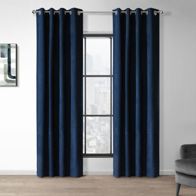 Thermaplus Chenille 100 Degree Blackout Grommet Curtain Panel