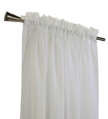 Image showing  Cote d'Azure Sheer Rod Pocket Curtain Panel