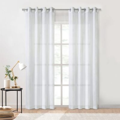 Habitat Diamante Sheer Grommet Curtain Panel
