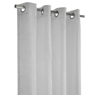 Image showing 3 th Habitat Diamante Sheer Grommet Curtain Panel