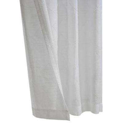 Image showing 4 th Habitat Diamante Sheer Grommet Curtain Panel