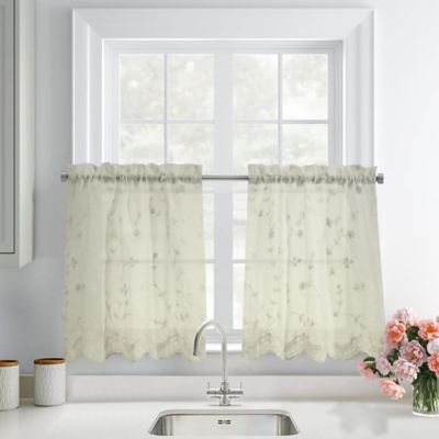 Habitat Grandeur Sheer Pole Top Curtain Tiers