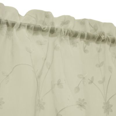 Image showing  Grandeur Sheer Pole Top Curtain Tiers