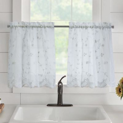 Habitat Grandeur Sheer Pole Top Curtain Tiers