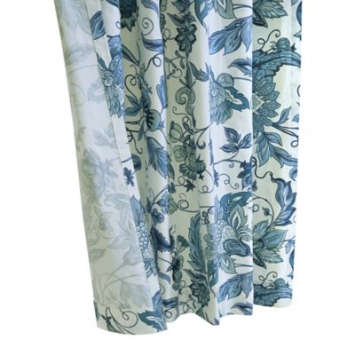Image showing  Jacobean Garden Light Filtering Dual Header Curtain Panel & Valance