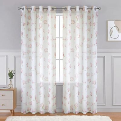 ACHIM Tenda A Pannello Darcy Blu/Grigio - 132x160 Cm, Tessuto Poliestere Con Fantasia A Bande, Lavabile In Lavatrice