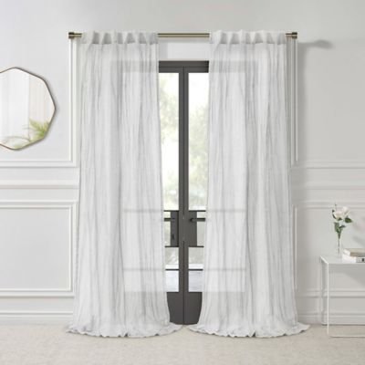 Habitat Paloma Sheer Dual Header Curtain Panel