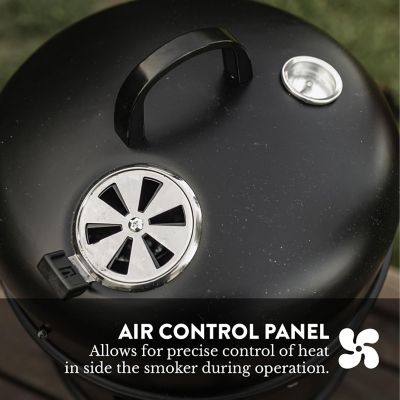 Image showing  16 in. Vertical Charcoal Smoker