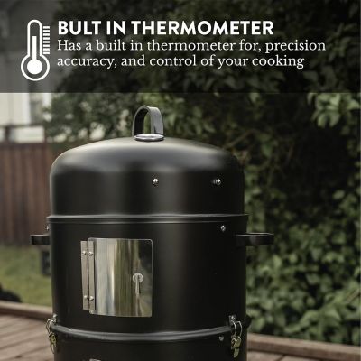 Image showing 5 th Gas One 16 in. Vertical Charcoal Smoker