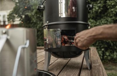 Image showing 7 th Gas One 16 in. Vertical Charcoal Smoker