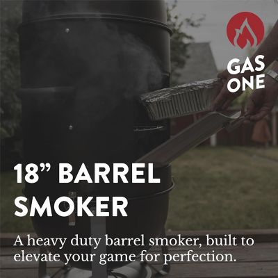 Image showing  18 in. Vertical Charcoal Smoker