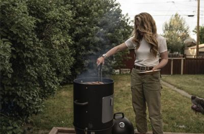 Image showing 7 th Gas One 18 in. Vertical Charcoal Smoker