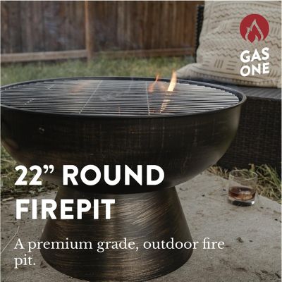 Image showing  22 in. Outdoor Round Fire Pit