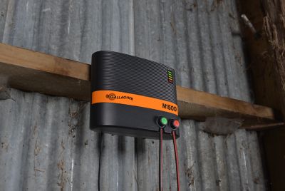 Image showing  M1500 15 Joule Electric Fence Charger Powers Up to 160 Miles, 900 Acres of Clean Fence, 110 Volt Energizer