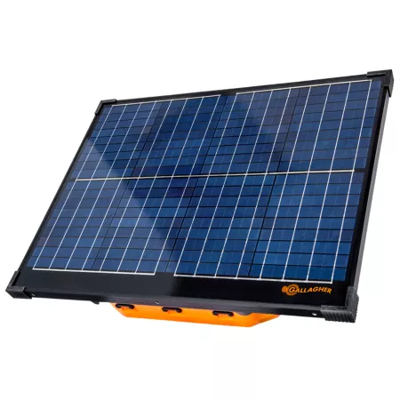 Gallagher S400 Solar Electric Fence Charger 4.0 Joules Solar Powered Energizer Powers Up to 60 Miles 280 Acres of Fence Electric Fence Chargers