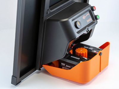 Image showing  4.0 Joule S400 Solar Electric Fence Charger, Solar Powered, Powers Up to 60 Miles, 280 Acres of Fence