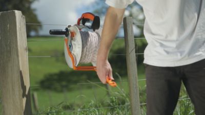 Image showing  Pre-Wound Geared Reel with 1312ft of Turbo Wire Already on the Reel