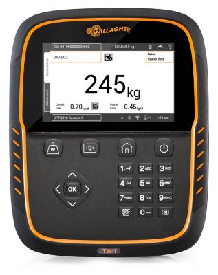 Image showing  TW-1 Livestock Weigh Scale Head and Data Collector - EID Compatible, Bluetooth Compatible with Wireless Load Bars