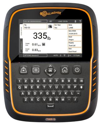 Image showing  TW-5 Livestock Weigh Scale Head Unit and EID Compatible Data Collector