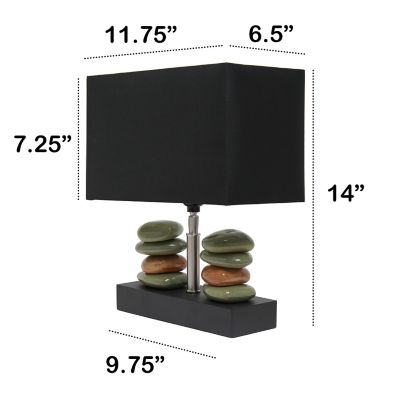 Image showing  Contemporary Tranquil Stone Table Lamp