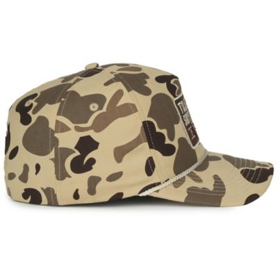 Image showing  Vintage Camo Patch 5-Panel Snap Back Cap