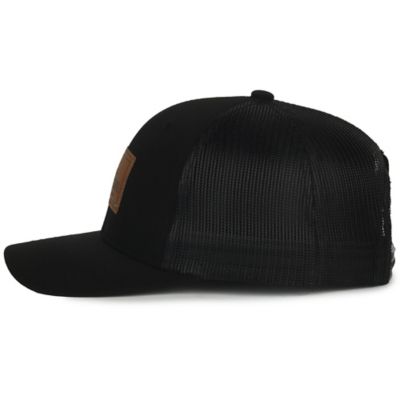 Image showing  Leather Patch 6-Panel Snap Back Cap