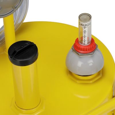 Image showing  25 gal. Diesel Fuel Caddy with 2 Way Rotary Pump- Yellow