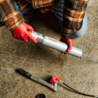 Image showing 6 th Zeeline by Milton 10,000 PSI Heavy Duty Lever Action Grease Gun with Locking Grease Coupler