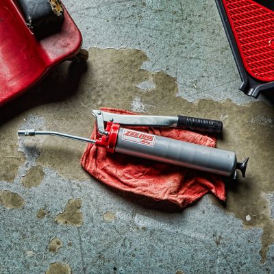 Image showing 8 th Zeeline by Milton 10,000 PSI Heavy Duty Lever Action Grease Gun with Locking Grease Coupler