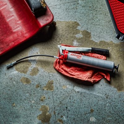 Image showing 9 th Zeeline by Milton 10,000 PSI Heavy Duty Lever Action Grease Gun with Locking Grease Coupler