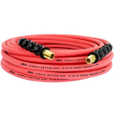 Image showing  ULR 1/4 in. ID x 50 ft., 1/4 in. MNPT, Ultra-Lightweight Durable Air Hose for Extreme Environments