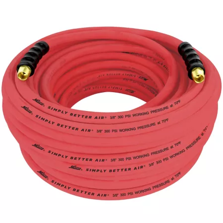 Milton ULR 3/8 in ID x 100 ft 3/8 in MNPT Ultra-Lightweight Durable Air Hose for Extreme Environments Air Hoses