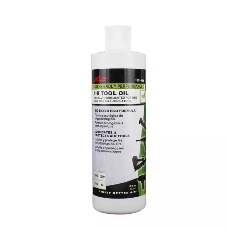 Milton 1001-16B Air Tool Oil - Eco-Friendly ISO-32 Air Tool Lubricant - 16 oz. Air Compressor Oils