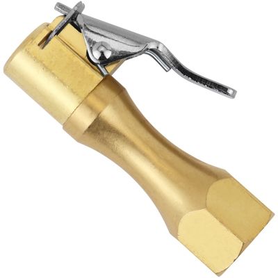 Image showing  EZ-Lock Euro Air Chuck, Heavy Duty Brass, 175 PSI, Open Flow
