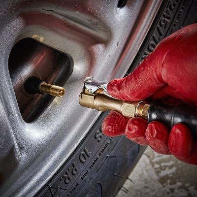 Image showing 5 th Milton EZ-Lock Euro Air Chuck, Heavy Duty Brass, 175 PSI, Open Flow