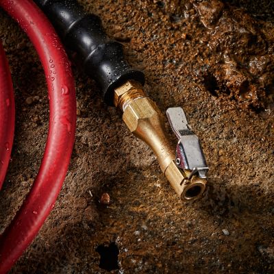 Image showing 6 th Milton EZ-Lock Euro Air Chuck, Heavy Duty Brass, 175 PSI, Open Flow