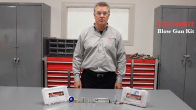 Image showing  EXELAIR 18-PC Blow Gun and Air Accessory Kit