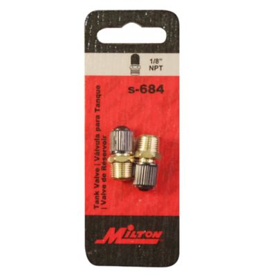 Image showing  1/8 in. MNPT Male Tank Valve, 2/card, S-684