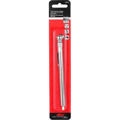 Image showing 6 th Milton Low-Pressure Tire Pencil Gauge, 2-20 PSI, Single Ball Head Air Chuck