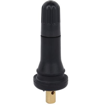 Image showing  Tire Valve Stem, 2-1/4 in. Parallel TPMS Tubeless Tire Valves, .453 in. Rubber, 60 PSI, 4 Pieces