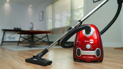 Image showing  Rebel Red HEPA Canister Vacuum
