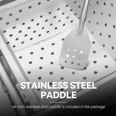 Image showing 7 th Creole Feast Single Sack Crawfish Boiler and Cooker Combo, Propane Gas Cooker with Stainless Steel Stirring Paddle, CFT2018-N1