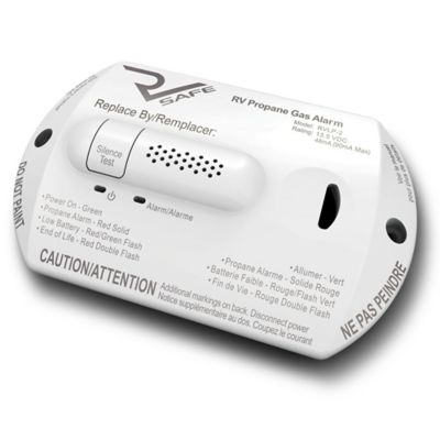 RV Safe Propane Leak Detector, White, RVLP-2W