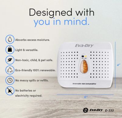 Image showing  6 oz. to 8 oz. Renewable Mini Dehumidifier, 333 cu. ft.