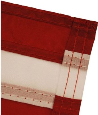 Image showing  18 x 12 American Flag with Sewn 50 Stars, Marine Series, 8418